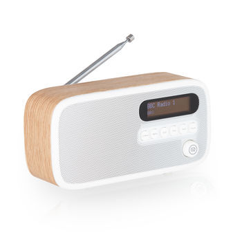 VQ Dexter DAB/DAB+ Digital & FM Radio with Bluetooth & Rechargeable ...